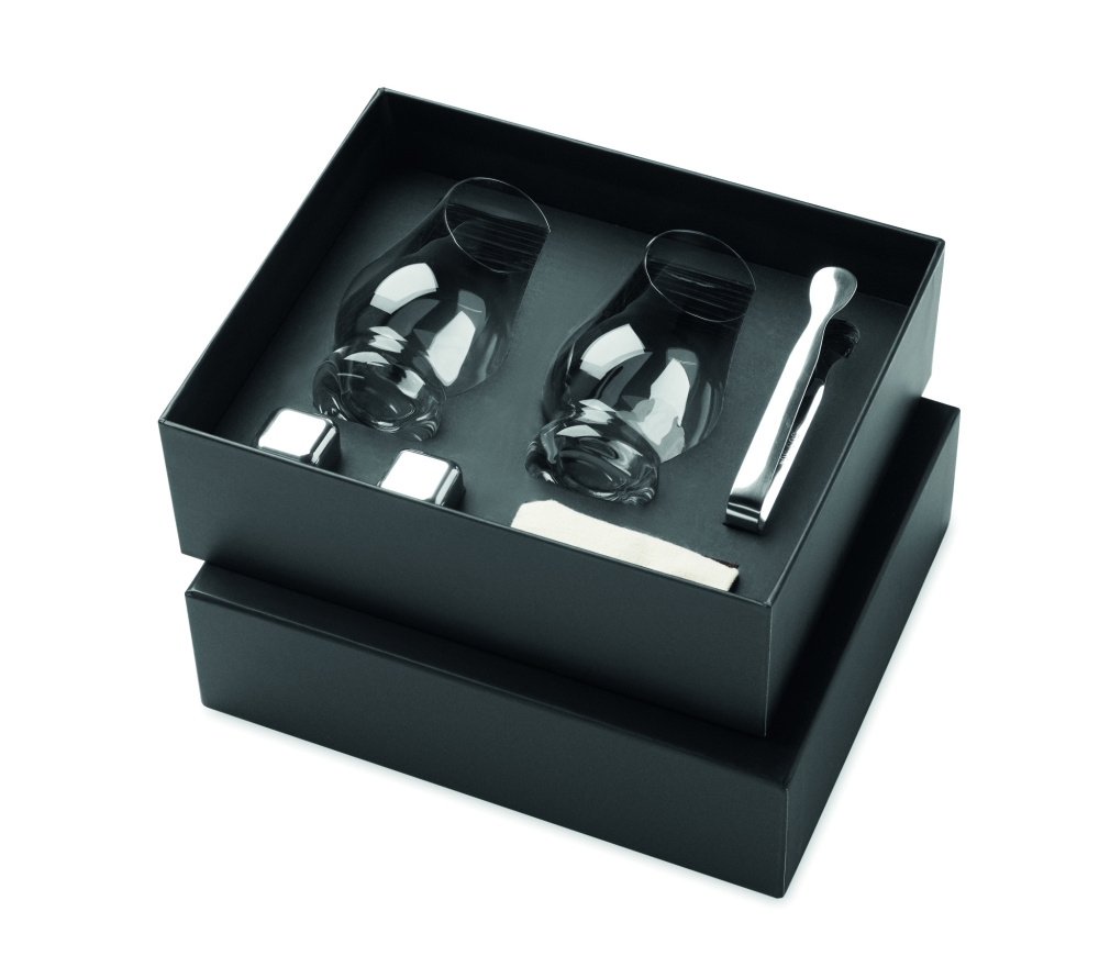 Logo trade promotional products picture of: Set of whisky tasting glasses