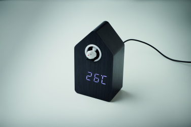 Logo trade corporate gift photo of: MDF cuckoo alarm clock