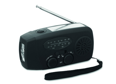 Logotrade promotional merchandise photo of: Portable radio SOS with LED torch