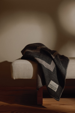 Logo trade business gifts image of: VINGA Monogram GRS blanket