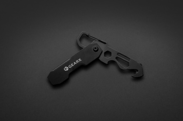 Logo trade advertising products picture of: Gear X foldable EDC tool with carabiner and parcel cutter