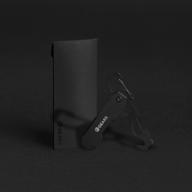 Logo trade promotional gifts picture of: Gear X foldable EDC tool with carabiner and parcel cutter