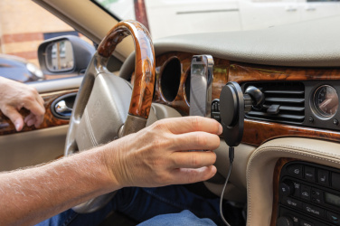 Logotrade promotional merchandise image of: PowerCruze RCS rplastic 15W magnetic charging car holder