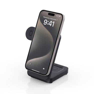 Logotrade promotional gift image of: Urban Vitamin Arcadia RCS rplastic 15W 3in1 magnetic charger