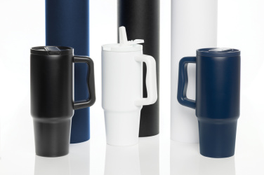 Logotrade promotional item image of: Embrace Leakproof RCS recycled stainless steel tumbler 900ml