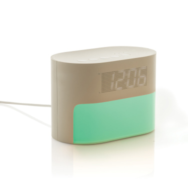 Logo trade promotional giveaway photo of: LumaRise RCS reycled plastic white noise alarm clock