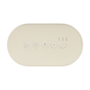 Logotrade promotional item picture of: LumaRise RCS reycled plastic white noise alarm clock