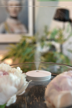 Logotrade promotional items photo of: Breevia RCS rplasic re-chargeable floating humidifier