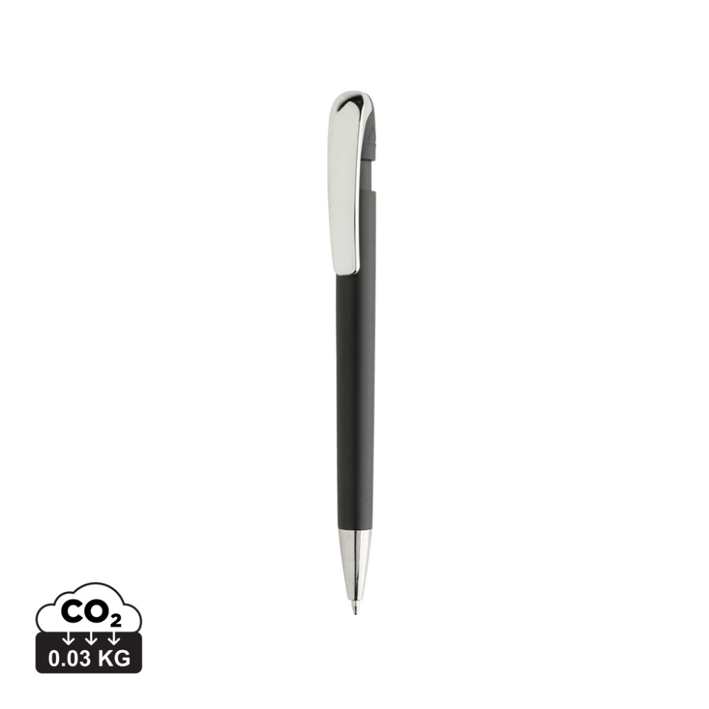 Logo trade promotional product photo of: Glide GRS certified R-ABS Metal Clip Pen