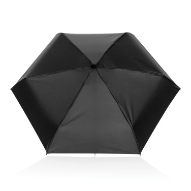 Logo trade promotional gifts picture of: 19.5" Aware™ RPET super mini manual 190T Pongee umbrella