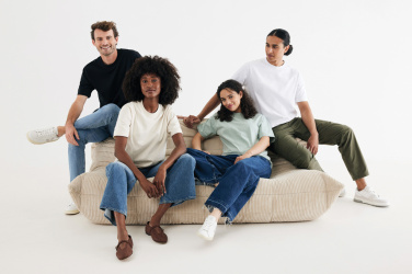 Logo trade promotional giveaway photo of: IQONIQ Nikko heavyweight recycled cotton t-shirt