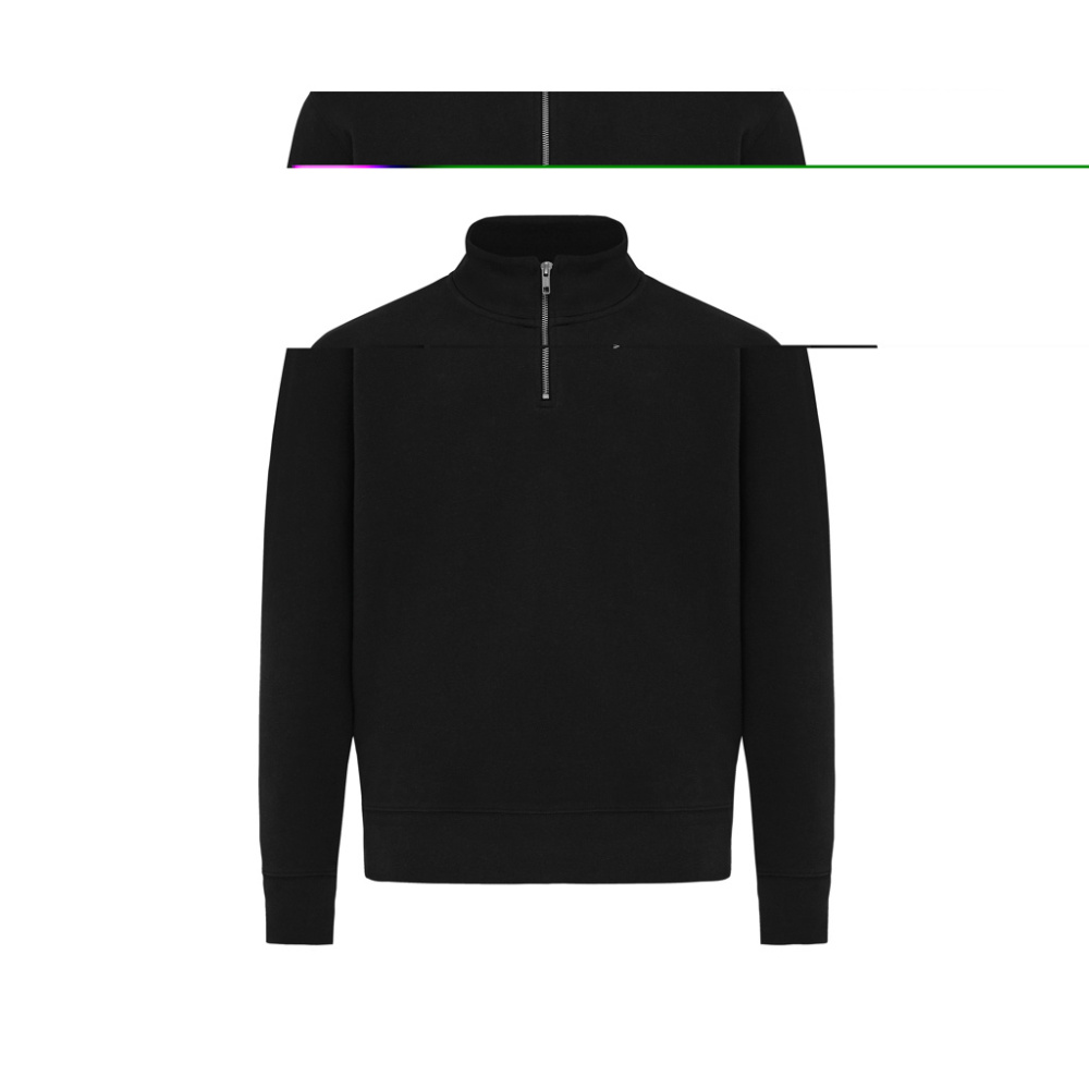 Logo trade promotional gifts picture of: IQONIQ Elgon recycled cotton quarter zip sweater