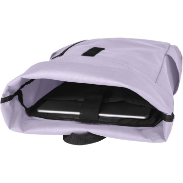 Logotrade corporate gift image of: Byron 15.6" GRS RPET roll-top backpack 18L