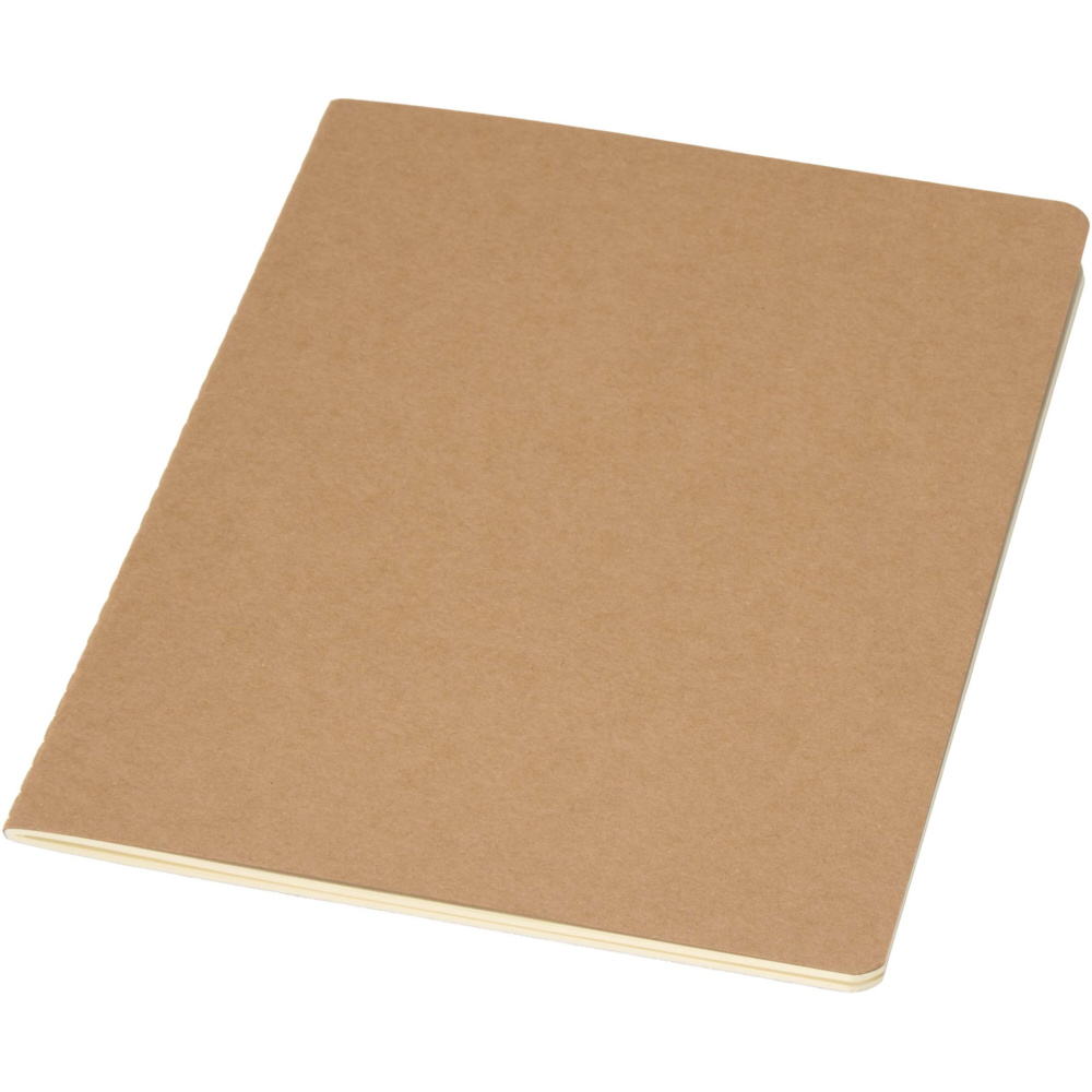 Logotrade promotional merchandise picture of: Slyk A5 kraft cahier notebook with ruled pages