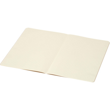 Logo trade corporate gift photo of: Slyk A5 kraft cahier notebook with dotted pages