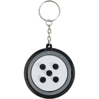 Logo trade promotional giveaway photo of: Spinx recycled plastic gyroscope fidget keychain