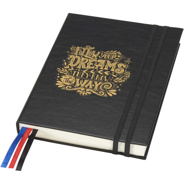 Logo trade promotional items image of: Alder A5 hard cover notebook