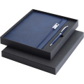 Legato Elegance A5 hard cover notebook and rollerball pen set, Ocean blue / Ocean blue