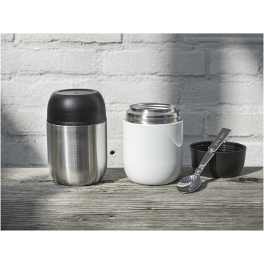 Logo trade promotional item photo of: Supo 480 ml double-walled recycled stainless steel lunch pot
