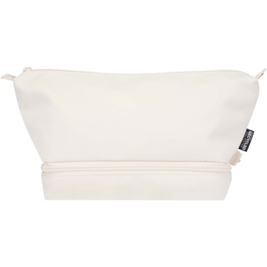 Logo trade corporate gifts image of: Trip Aware™ recycled travel toiletry bag 6L