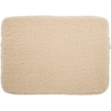 Logo trade promotional items picture of: Bear 13" GRS recycled sherpa laptop sleeve 2L