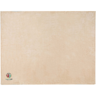 Logotrade promotional merchandise picture of: Ashen GRS recycled sherpa blanket