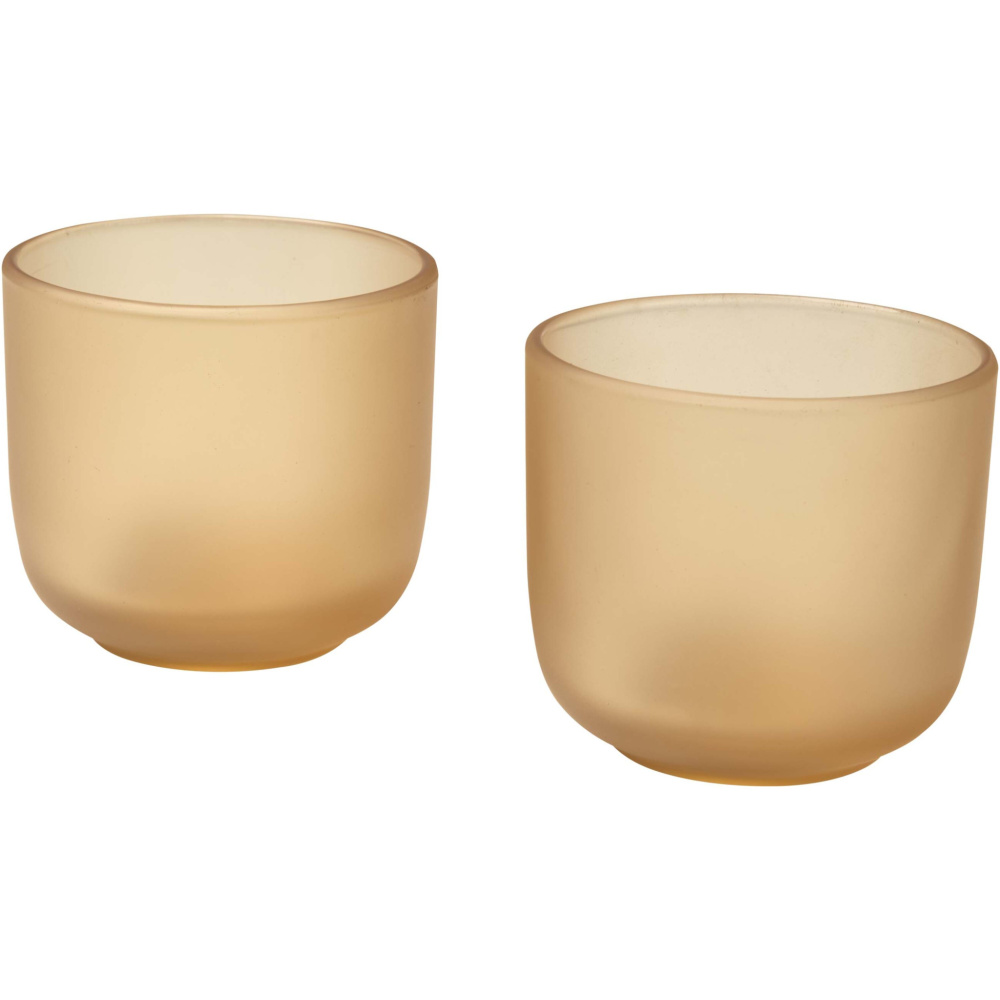 Logo trade promotional merchandise picture of: Male 200 ml glass cups - set of 2