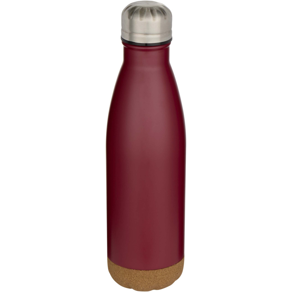 Logotrade business gifts photo of: Cove 500 ml double wall vacuum insulated stainless steel water bottle with cork details