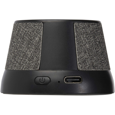 Logo trade promotional merchandise picture of: Horna 3W recycled plastic magnetic wireless speaker