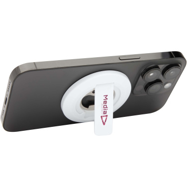 Logo trade promotional items picture of: Ain recycled plastic magnetic phone stand with bottle opener