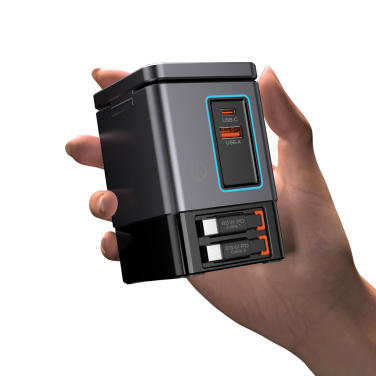 Logotrade corporate gift image of: Urban Vitamin Sacramento 105W GAN charger+retractable cables