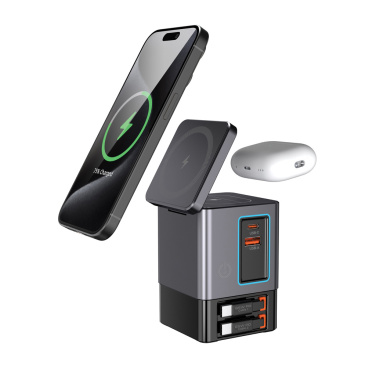 Logo trade advertising products picture of: Urban Vitamin Sacramento 105W GAN charger+retractable cables