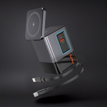 Logotrade promotional item image of: Urban Vitamin Sacramento 105W GAN charger+retractable cables