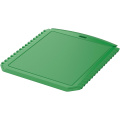 Thrym rectangular recycled plastic ice scraper, Green