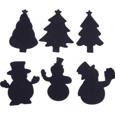 Logo trade corporate gifts image of: Scratch-off Christmas ornaments SOUTH POLE