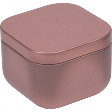 Logo trade promotional product photo of: Candle in tin PRAGUE