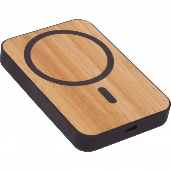 Logotrade promotional item image of: Wireless power bank 5 000 mAh CAIRO