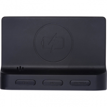 Logotrade advertising products photo of: Alarm Clock and Wireless Charger ADELAIDE