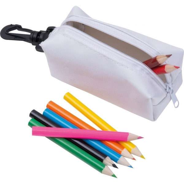 Logotrade promotional merchandise image of: Case with Colored Pencils CARLTON
