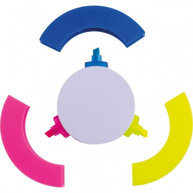 Logo trade advertising products picture of: 3-in-1 Highlighter ANDORRA