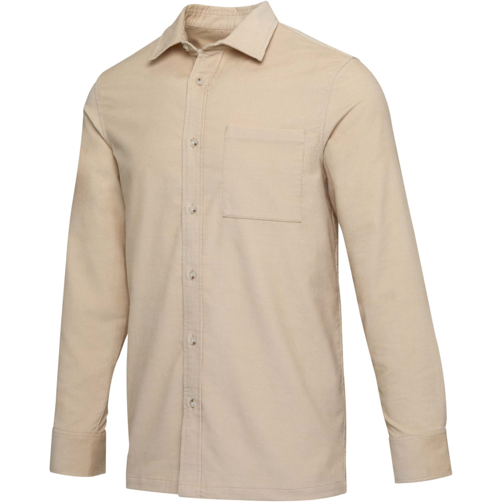 Logo trade corporate gifts image of: Alum corduroy unisex shirt