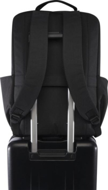 Logo trade promotional merchandise picture of: Libra 15” GRS recycled laptop backpack 15L