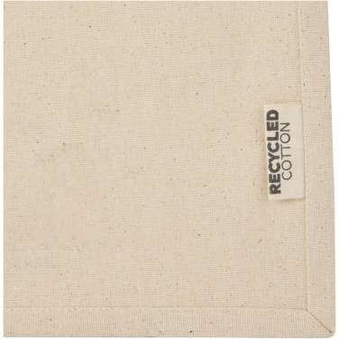 Logo trade business gift photo of: Odessa 220 g/m² GRS recycled cotton mini gusset tote bag 9L