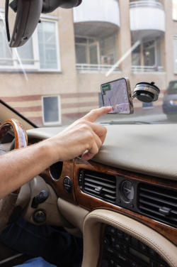 Logo trade corporate gifts image of: Terra 360 RCS recycled plastic universal phone holder