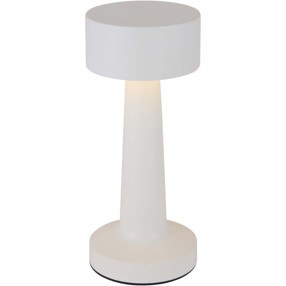 Logo trade advertising products image of: Aludra rechargeable dimmable table lamp with 3 light modes