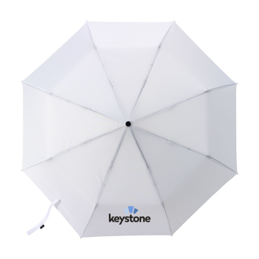 Logo trade promotional product photo of: Michigan foldable RCS RPET umbrella 21 inch
