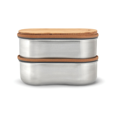 Logo trade corporate gift photo of: Black+Blum Stainless Steel Double Bento Box