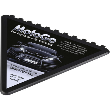 Logotrade promotional giveaways photo of: Frosty triangular recycled plastic ice scraper