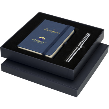 Logo trade business gifts image of: Waterman gift box with A6 notebook