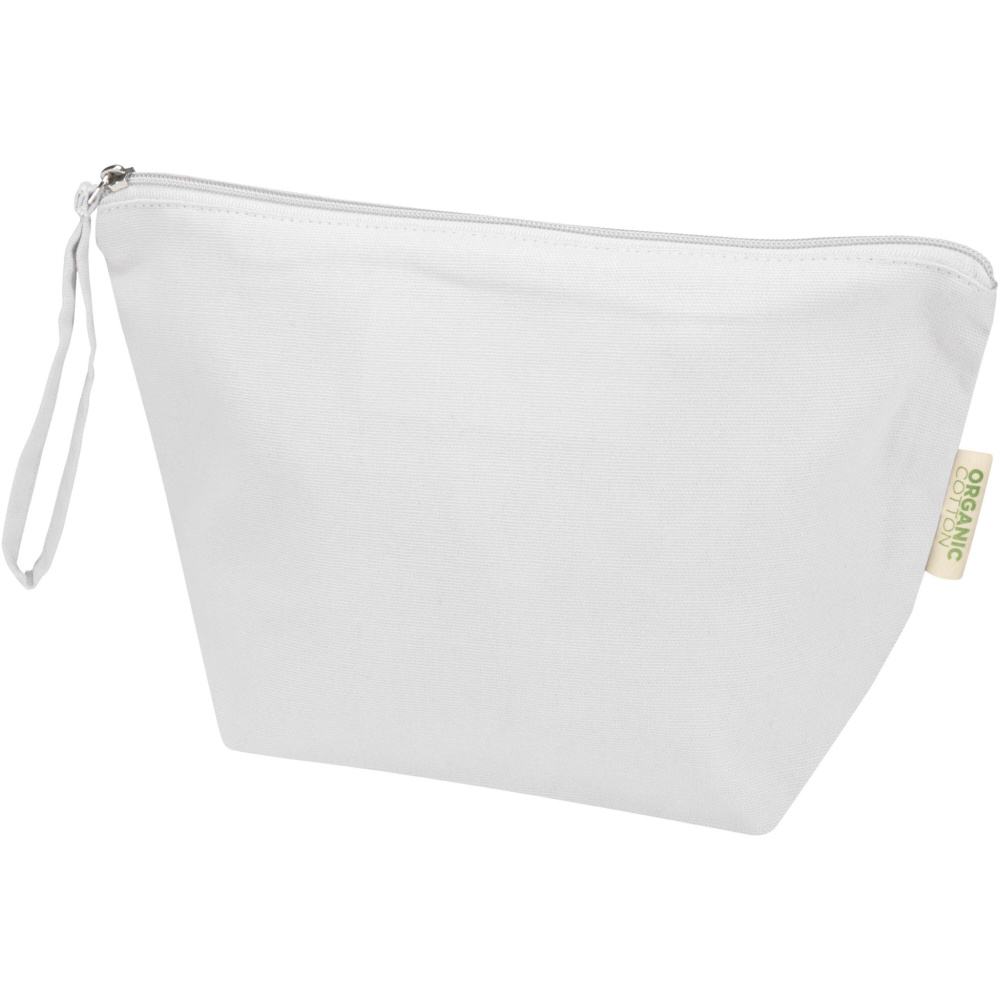 Logo trade advertising products image of: Odisha 180 g/m² OCS organic large accessory pouch 3L
